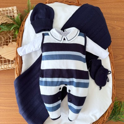  Saída de Maternidade David - Azul Marinho